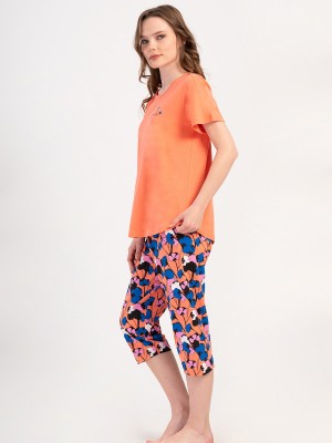 Woman Supreme Big Size Saqa Capri Set Woman Supreme Big Size Saqa Capri Set