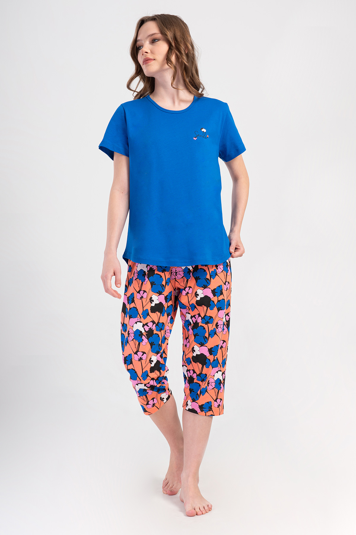 Woman Supreme Big Size Saqa Capri Set Woman Supreme Big Size Saqa Capri Set