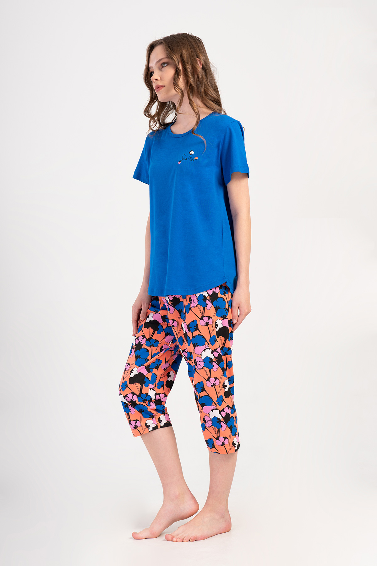 Woman Supreme Big Size Saqa Capri Set Woman Supreme Big Size Saqa Capri Set
