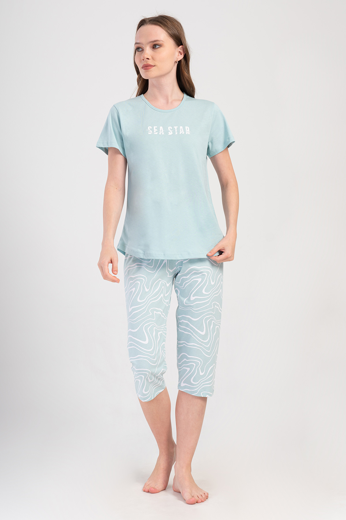 Woman Supreme Sea Star Capri Set Woman Supreme Sea Star Capri Set