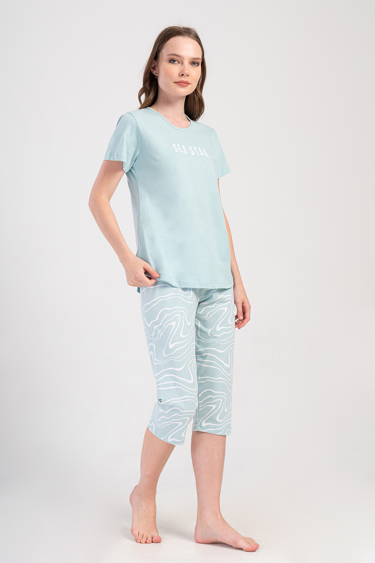 Woman Supreme Sea Star Capri Set Woman Supreme Sea Star Capri Set