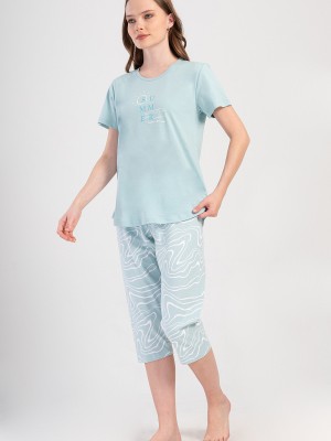 Woman Supreme Big Size Sea Star Capri Set Woman Supreme Big Size Sea Star Capri Set