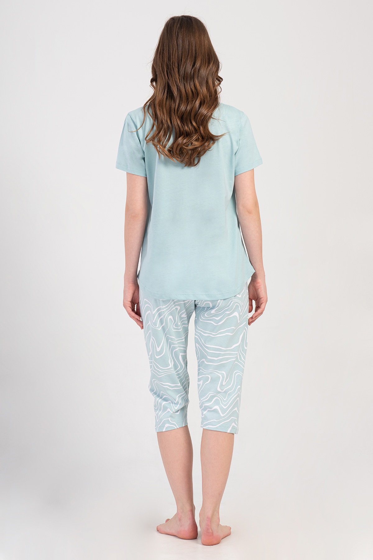 Woman Supreme Big Size Sea Star Capri Set Woman Supreme Big Size Sea Star Capri Set