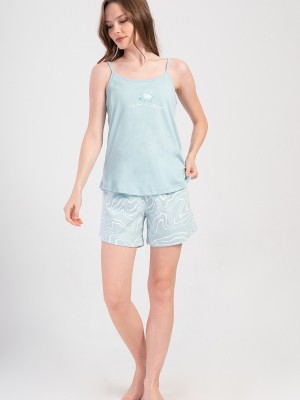 Woman Supreme Sea Star Sleeveless Short Set Woman Supreme Sea Star Sleeveless Short Set