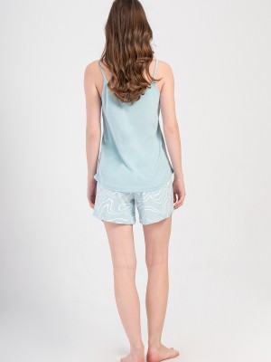 Woman Supreme Sea Star Sleeveless Short Set Woman Supreme Sea Star Sleeveless Short Set