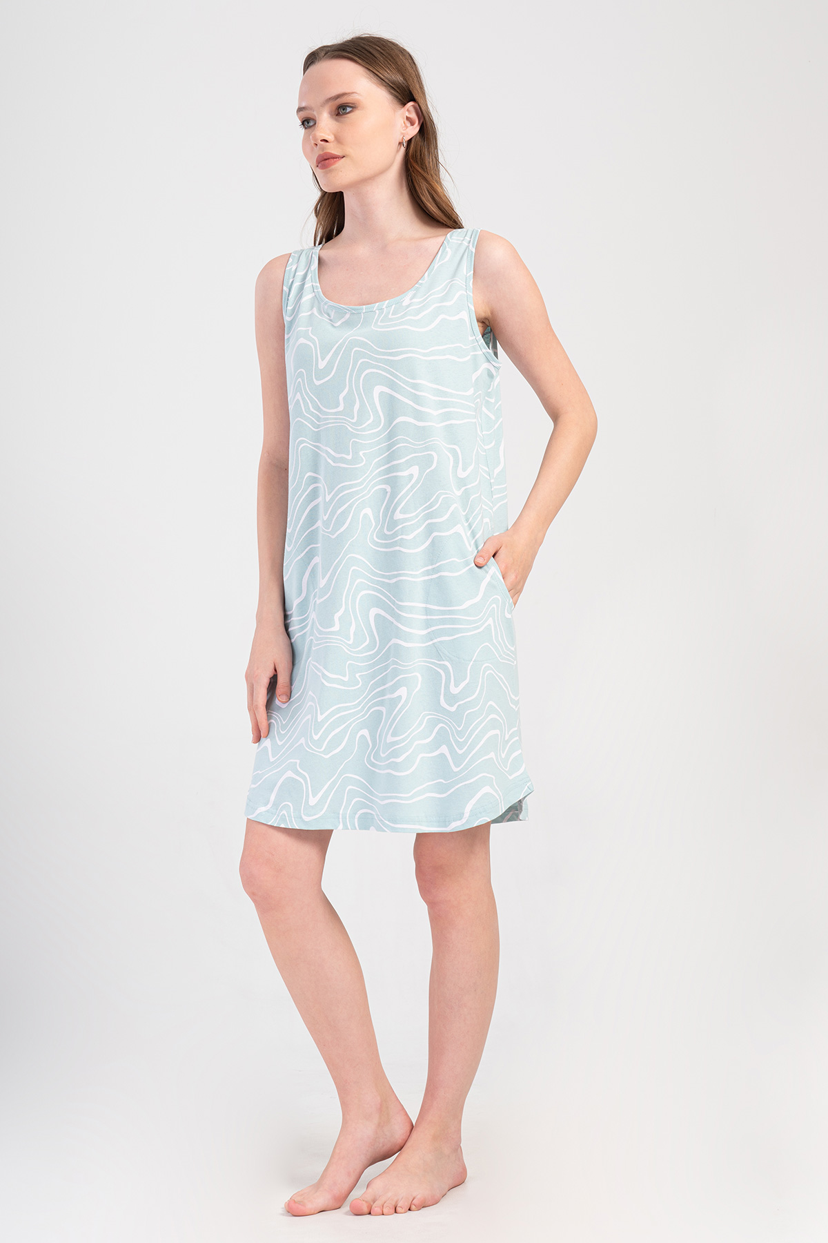 Woman Supreme Sea Star Sleeveless Tunic Woman Supreme Sea Star Sleeveless Tunic