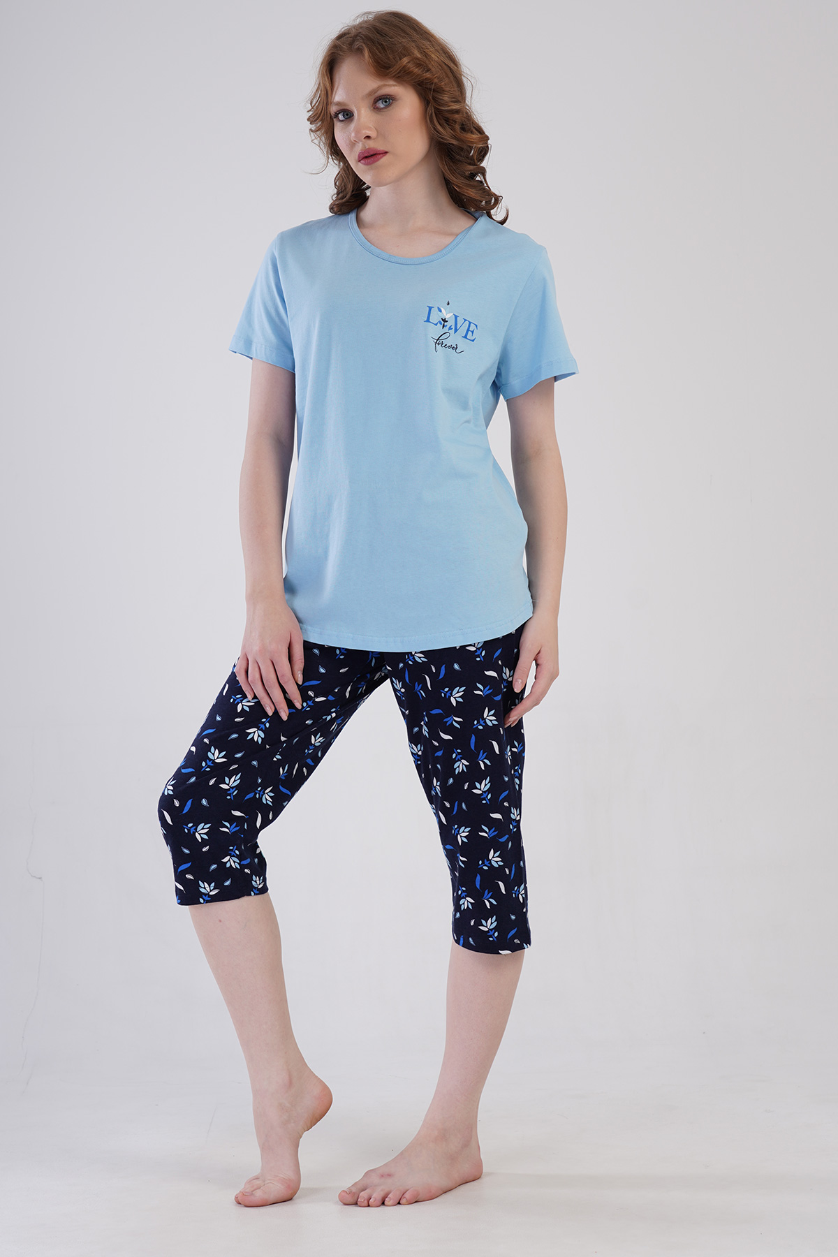 Woman Supreme Big Size Beqa Capri Set Woman Supreme Big Size Beqa Capri Set