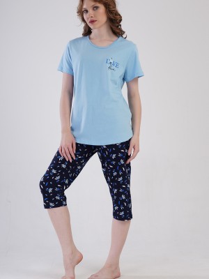 Woman Supreme Big Size Beqa Capri Set Woman Supreme Big Size Beqa Capri Set