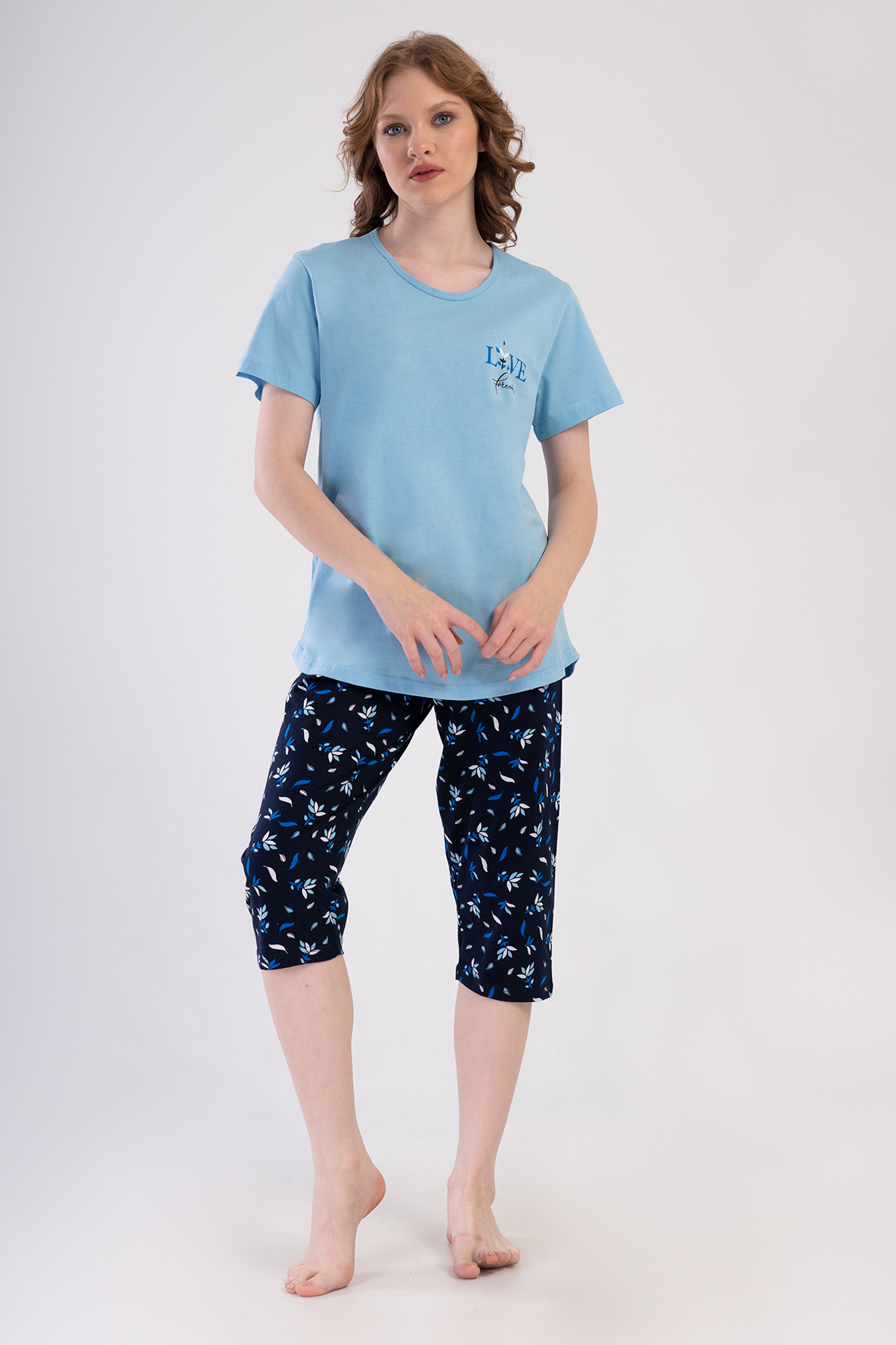 Woman Supreme Big Size Beqa Capri Set Woman Supreme Big Size Beqa Capri Set