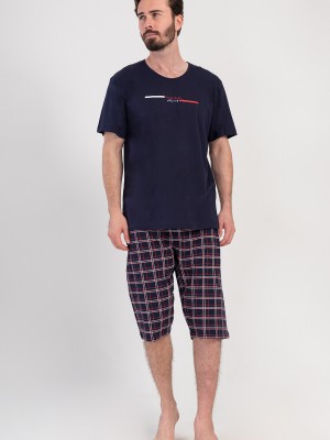 Man Supreme Big Size Kotnel Capri Set Man Supreme Big Size Kotnel Capri Set