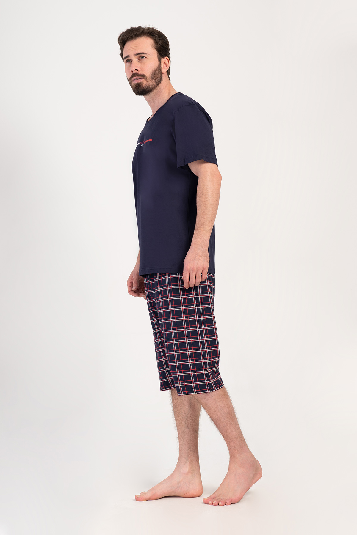 Man Supreme Big Size Kotnel Capri Set Man Supreme Big Size Kotnel Capri Set