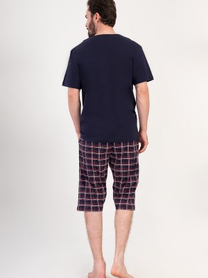 Man Supreme Big Size Kotnel Capri Set Man Supreme Big Size Kotnel Capri Set
