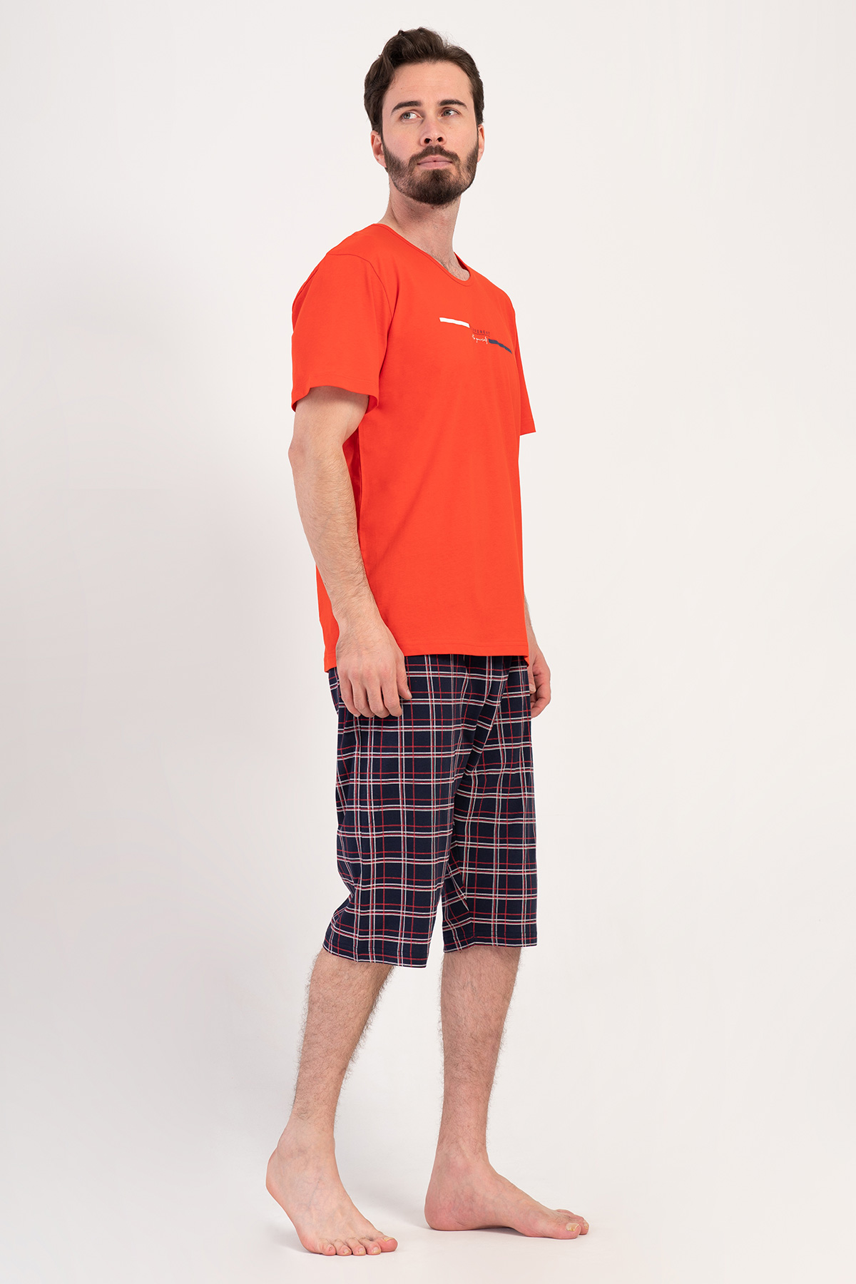 Man Supreme Big Size Kotnel Capri Set Man Supreme Big Size Kotnel Capri Set