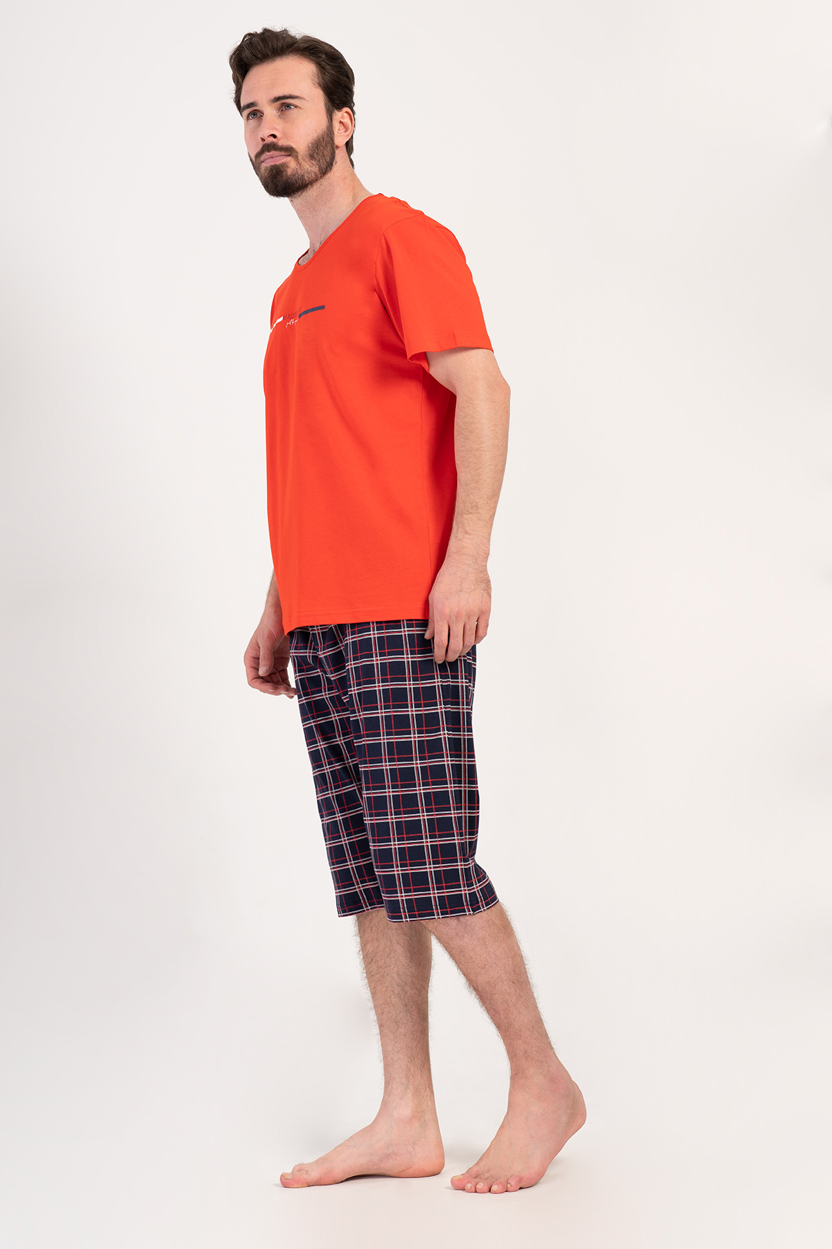 Man Supreme Big Size Kotnel Capri Set Man Supreme Big Size Kotnel Capri Set