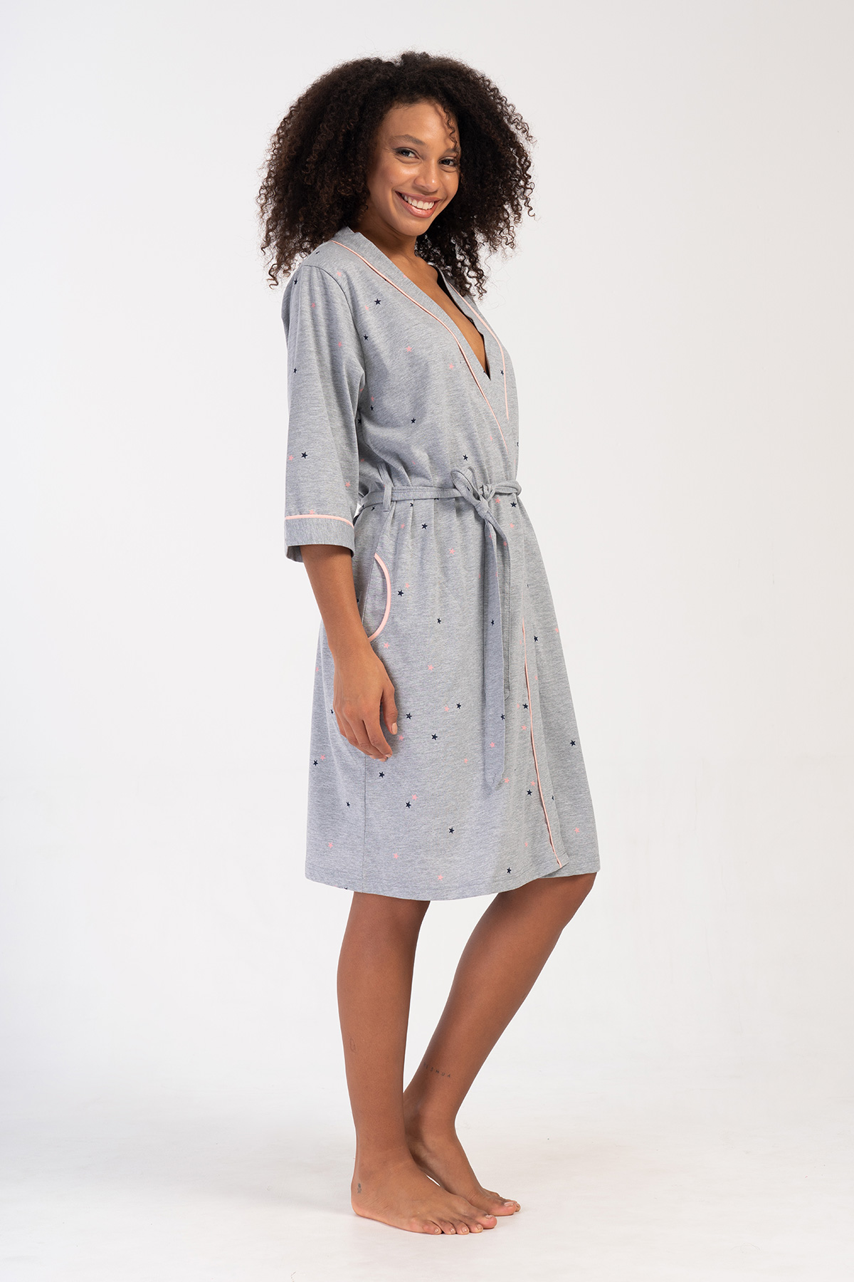 Woman Supreme Big Size Kanna Dressing Gown Woman Supreme Big Size Kanna Dressing Gown
