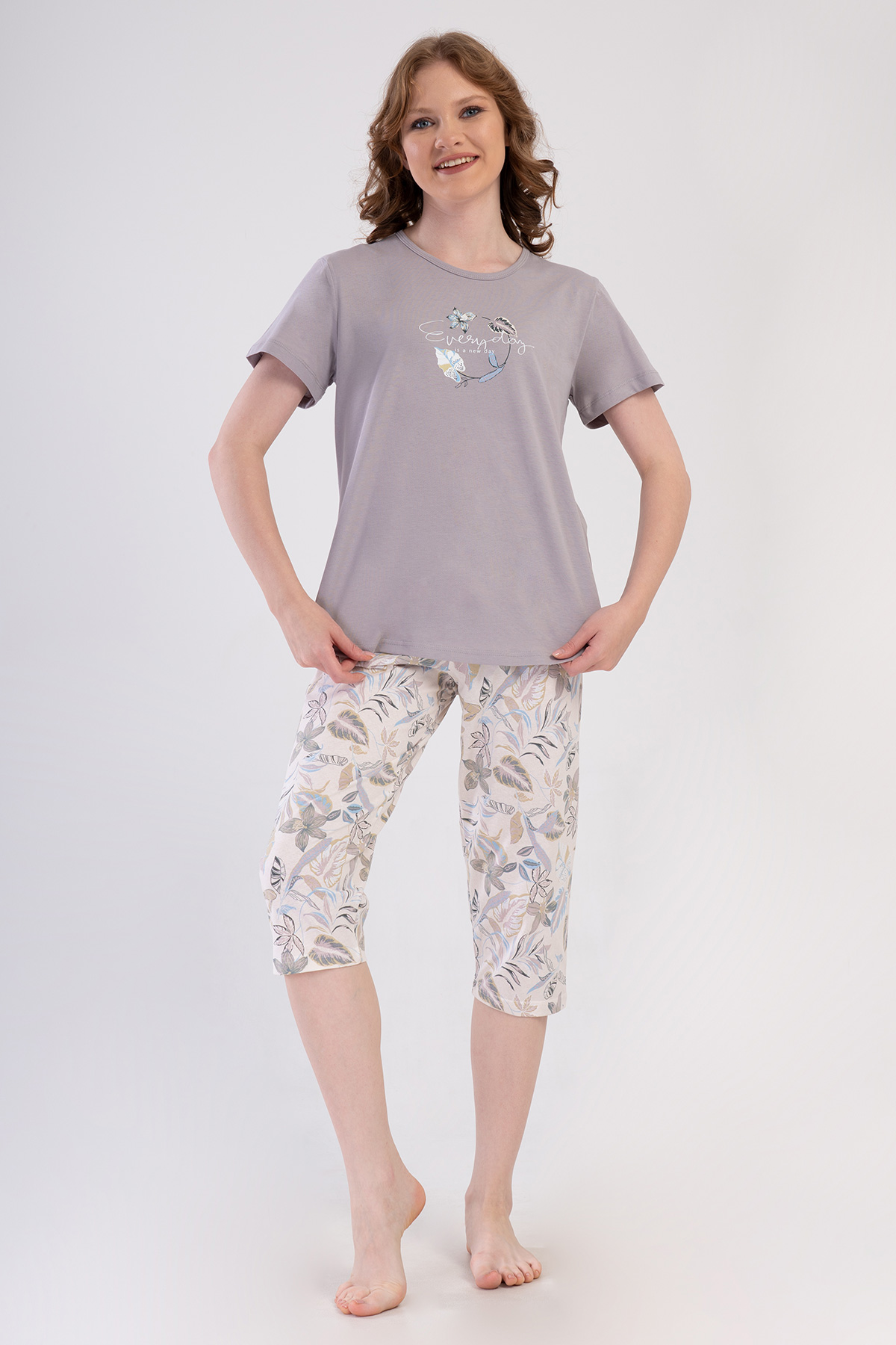 Woman Supreme Big Size Olpa Capri Set Woman Supreme Big Size Olpa Capri Set