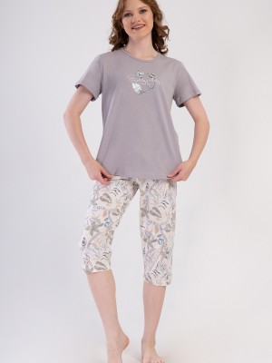 Woman Supreme Big Size Olpa Capri Set Woman Supreme Big Size Olpa Capri Set