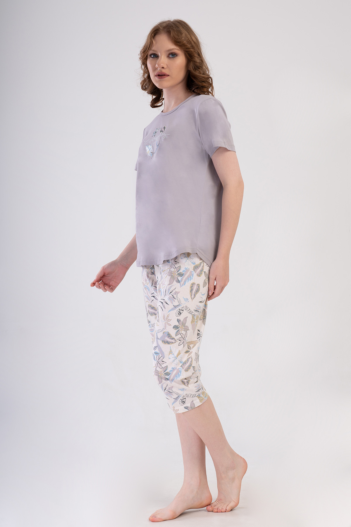 Woman Supreme Big Size Olpa Capri Set Woman Supreme Big Size Olpa Capri Set