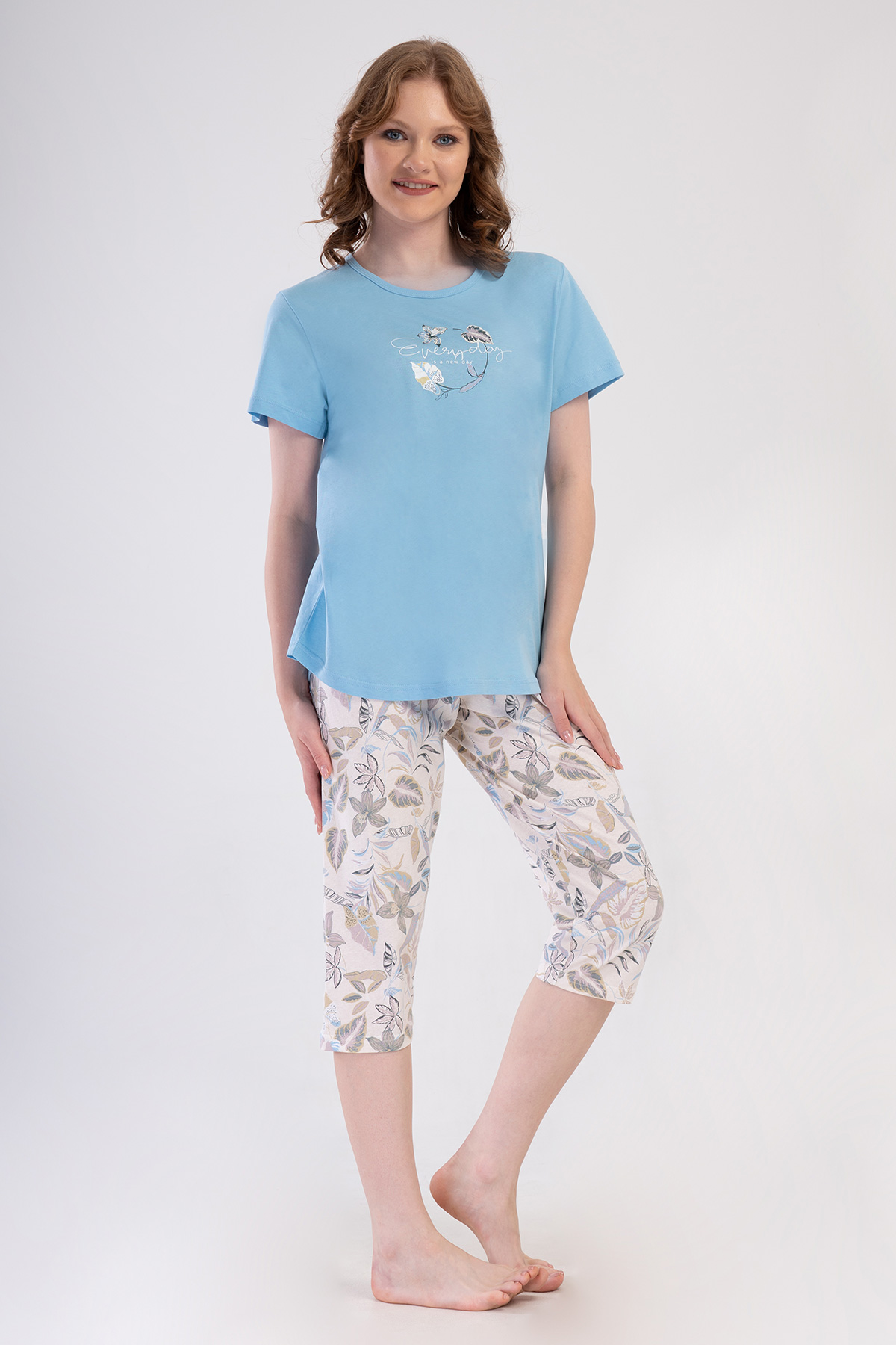 Woman Supreme Big Size Olpa Capri Set Woman Supreme Big Size Olpa Capri Set