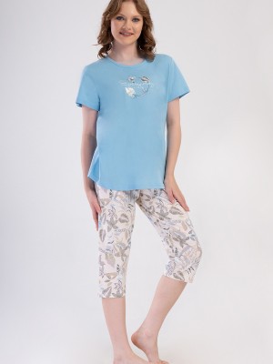 Woman Supreme Big Size Olpa Capri Set Woman Supreme Big Size Olpa Capri Set
