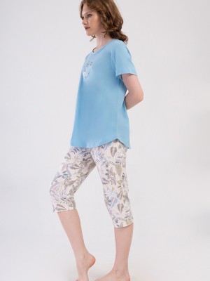 Woman Supreme Big Size Olpa Capri Set Woman Supreme Big Size Olpa Capri Set