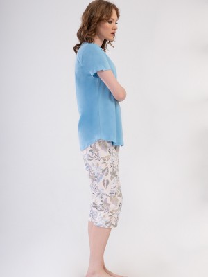 Woman Supreme Big Size Olpa Capri Set Woman Supreme Big Size Olpa Capri Set