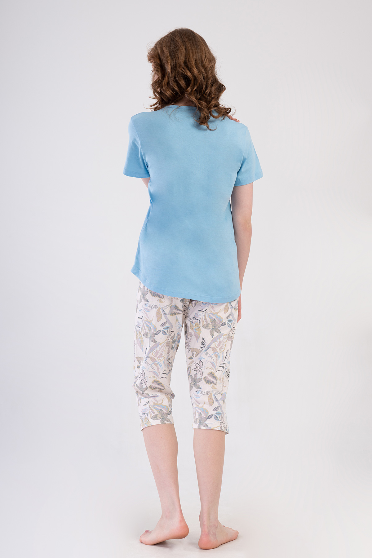 Woman Supreme Big Size Olpa Capri Set Woman Supreme Big Size Olpa Capri Set
