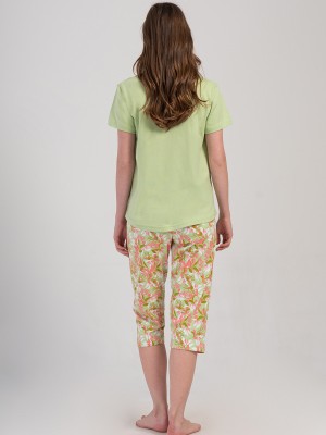 Woman Supreme Lase Capri Set Woman Supreme Lase Capri Set