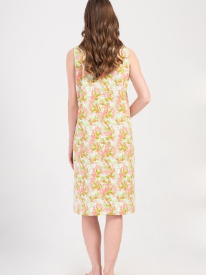 Woman Supreme Lase Sleeveless Home Dress Woman Supreme Lase Sleeveless Home Dress