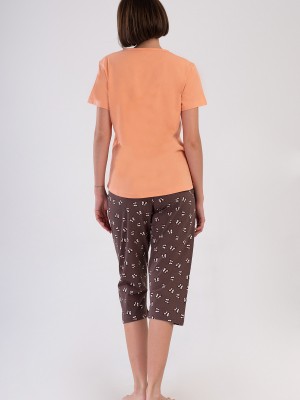 Woman Supreme Big Size Deny Capri Set Woman Supreme Big Size Deny Capri Set