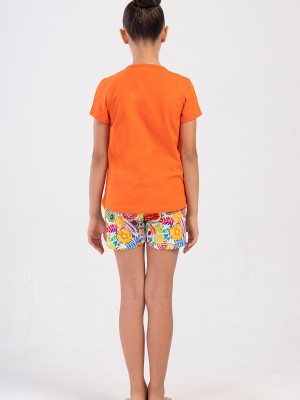 Kids' Girl Supreme Qesa Colorful Short Set Kids' Girl Supreme Qesa Colorful Short Set