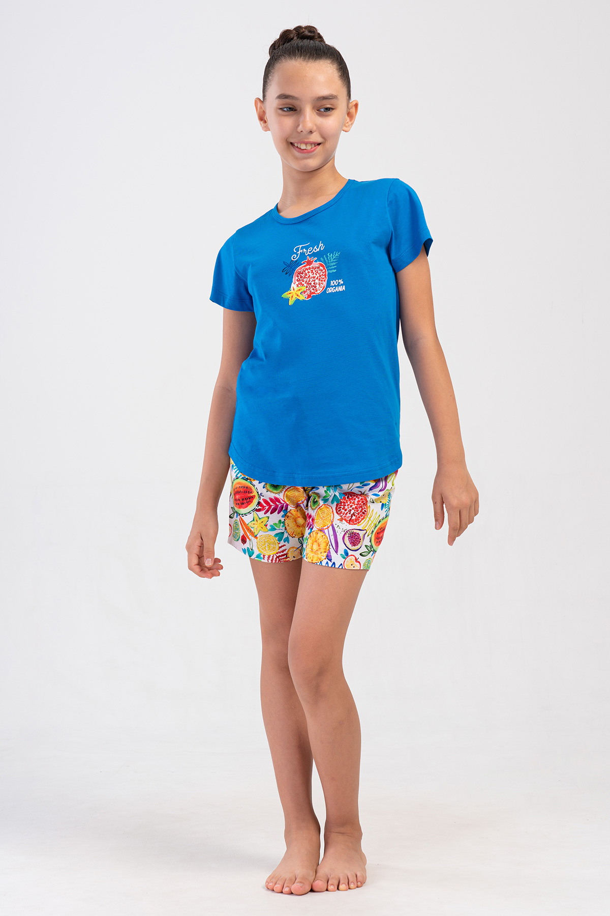 Kids' Girl Supreme Qesa Colorful Short Set Kids' Girl Supreme Qesa Colorful Short Set
