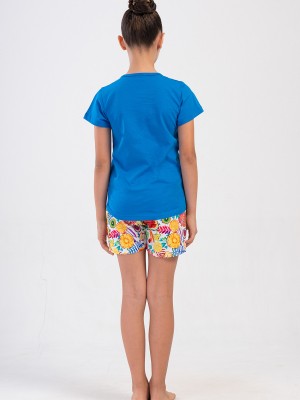Kids' Girl Supreme Qesa Colorful Short Set Kids' Girl Supreme Qesa Colorful Short Set