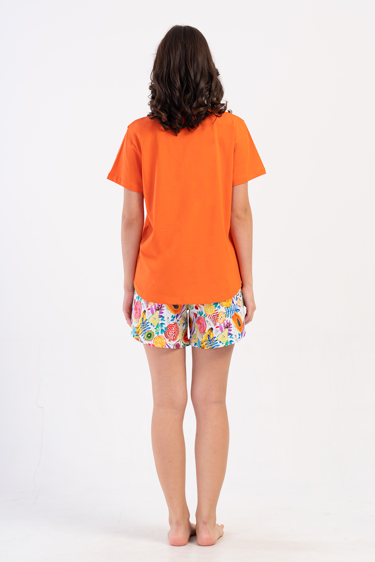 Woman Supreme Big Size Qesa Colorful Short Set Woman Supreme Big Size Qesa Colorful Short Set
