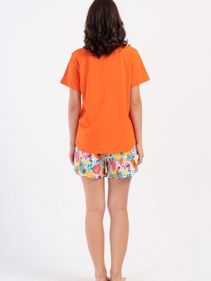 Woman Supreme Big Size Qesa Colorful Short Set Woman Supreme Big Size Qesa Colorful Short Set