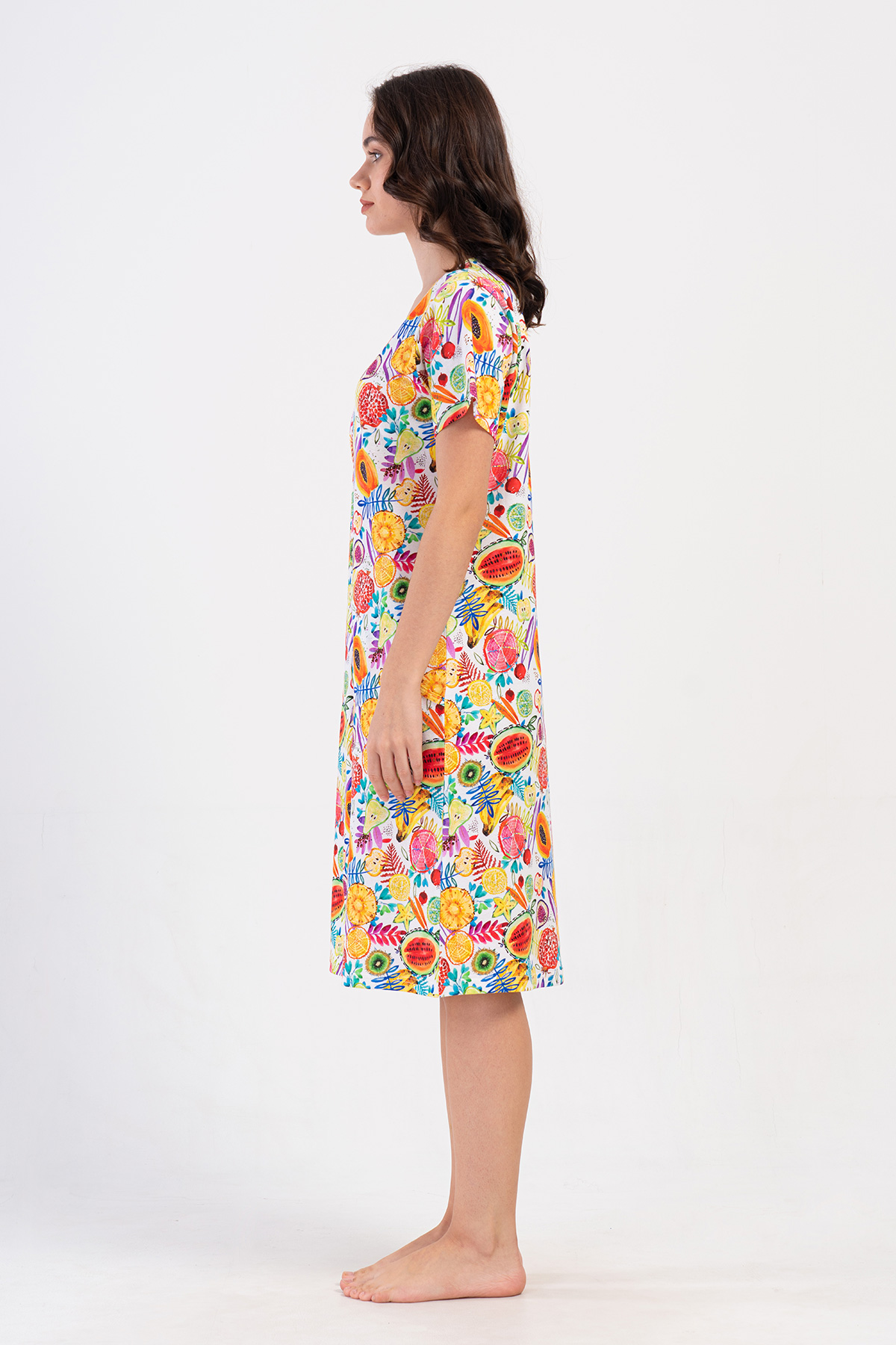 Woman Supreme Qesa Colorful Home Dress Woman Supreme Qesa Colorful Home Dress