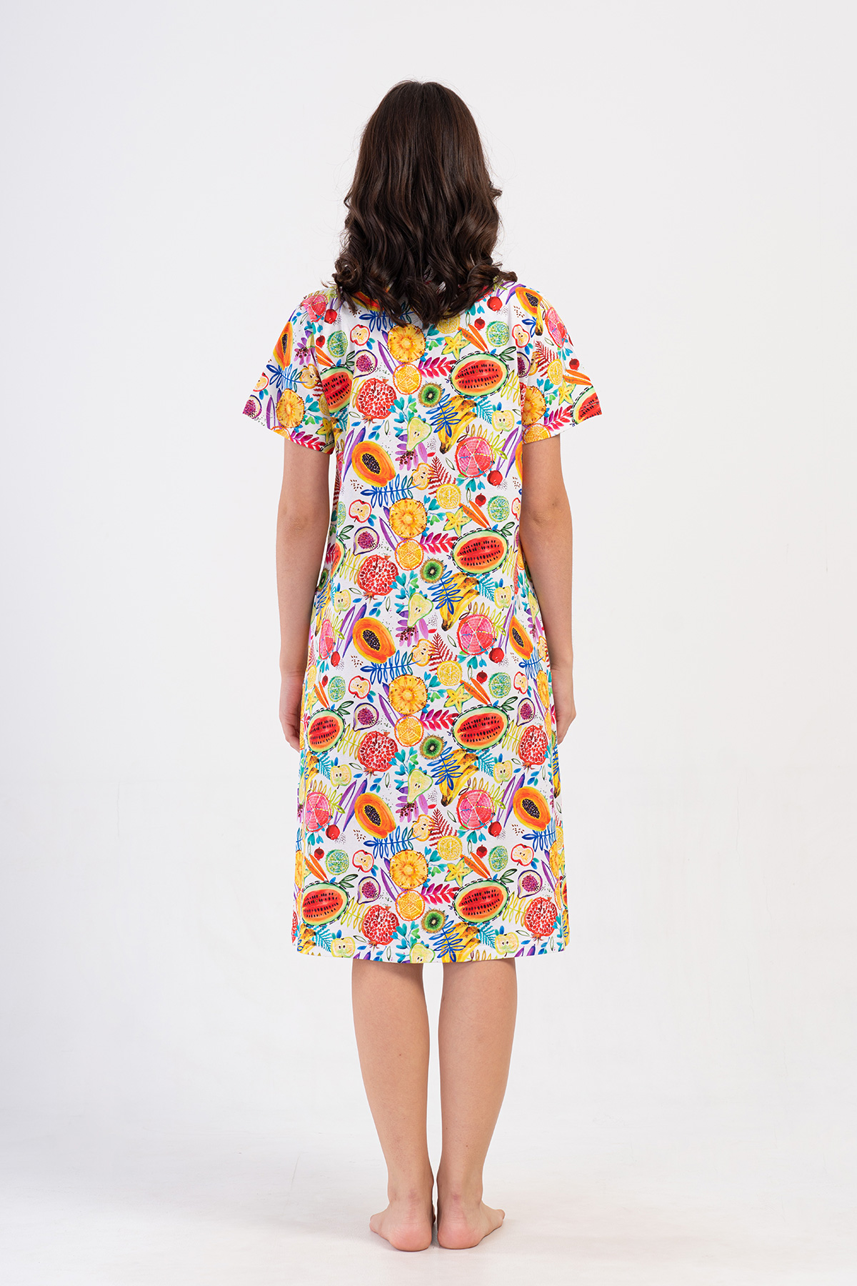 Woman Supreme Qesa Colorful Home Dress Woman Supreme Qesa Colorful Home Dress