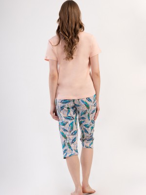 Woman Supreme Big Size Oleo Capri Set Woman Supreme Big Size Oleo Capri Set