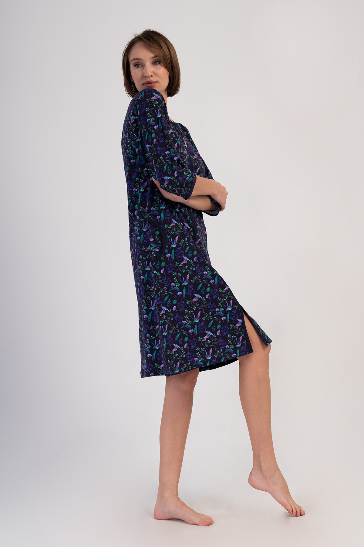 Woman Supreme Big Size Bekira Home Dress Woman Supreme Big Size Bekira Home Dress