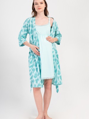Woman Supreme Valone Pregnant Dressing Gown Set Woman Supreme Valone Pregnant Dressing Gown Set