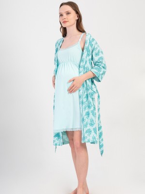 Woman Supreme Valone Pregnant Dressing Gown Set Woman Supreme Valone Pregnant Dressing Gown Set