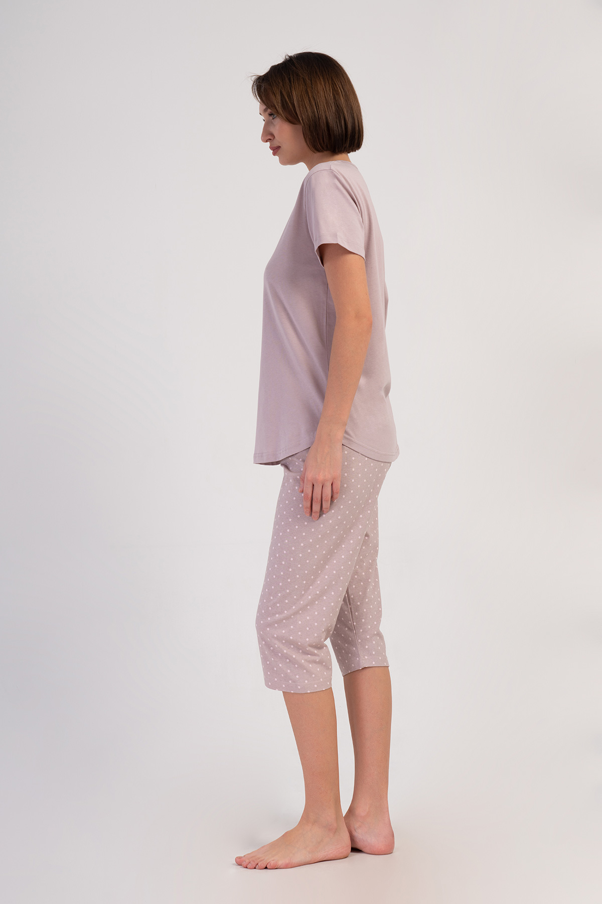Woman Supreme Browni Capri Set Woman Supreme Browni Capri Set