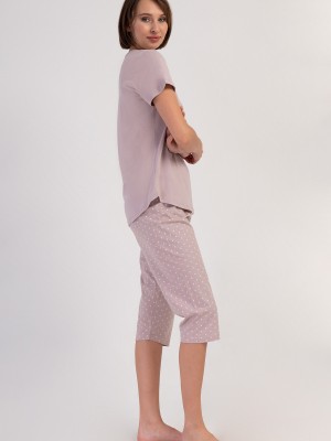 Woman Supreme Browni Capri Set Woman Supreme Browni Capri Set