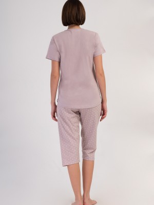 Woman Supreme Browni Capri Set Woman Supreme Browni Capri Set