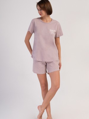 Woman Supreme Big Size Browni Short Set Woman Supreme Big Size Browni Short Set