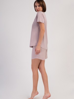 Woman Supreme Big Size Browni Short Set Woman Supreme Big Size Browni Short Set