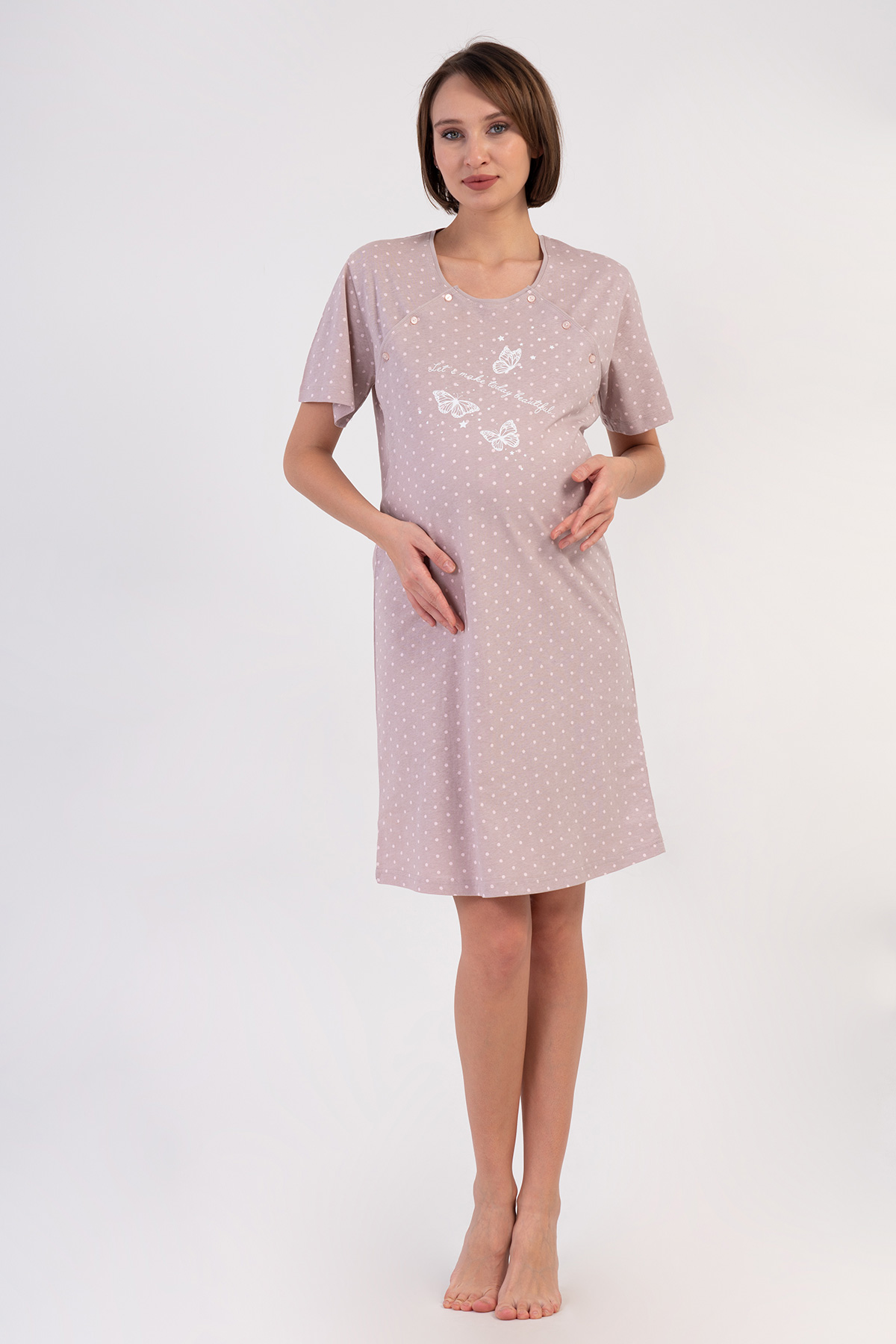 Woman Supreme Browni Pregnant Tunic Woman Supreme Browni Pregnant Tunic