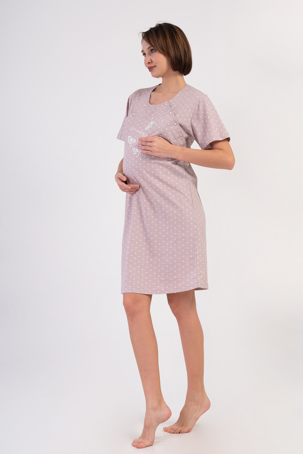 Woman Supreme Browni Pregnant Tunic Woman Supreme Browni Pregnant Tunic