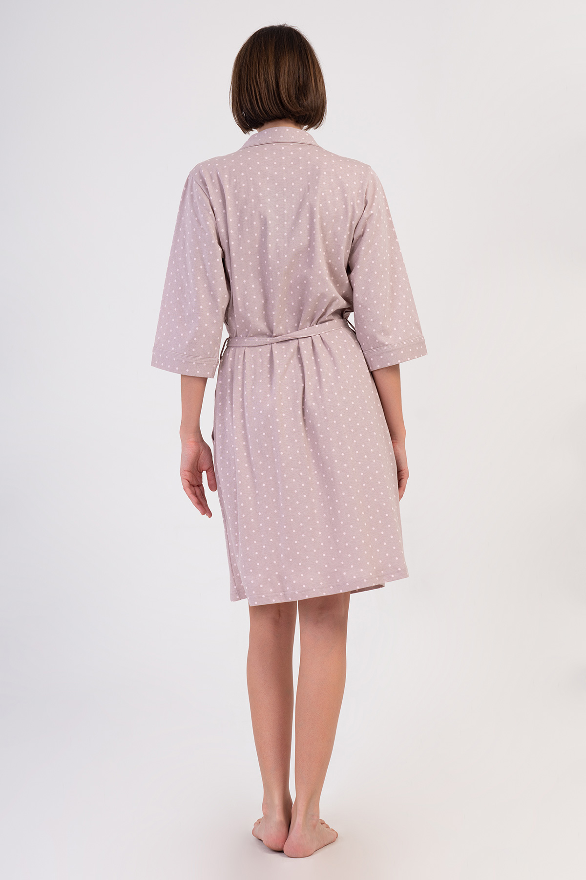 Woman Supreme Big Size Browni Dressing Gown Woman Supreme Big Size Browni Dressing Gown