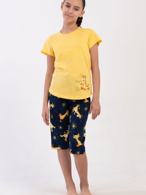 Kids' Girl Supreme Giraffe Capri Set Kids' Girl Supreme Giraffe Capri Set
